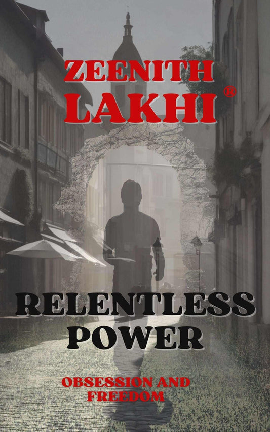 The Obsidian Circle book cover featuring a silhouetted figure in a grayscale European street, with red and black title lettering